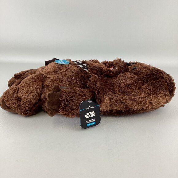 Hallmark Disney Star Wars Hug & Play Chewbacca Talking 17" Plush Stuffed Animal - Picture 6 of 7